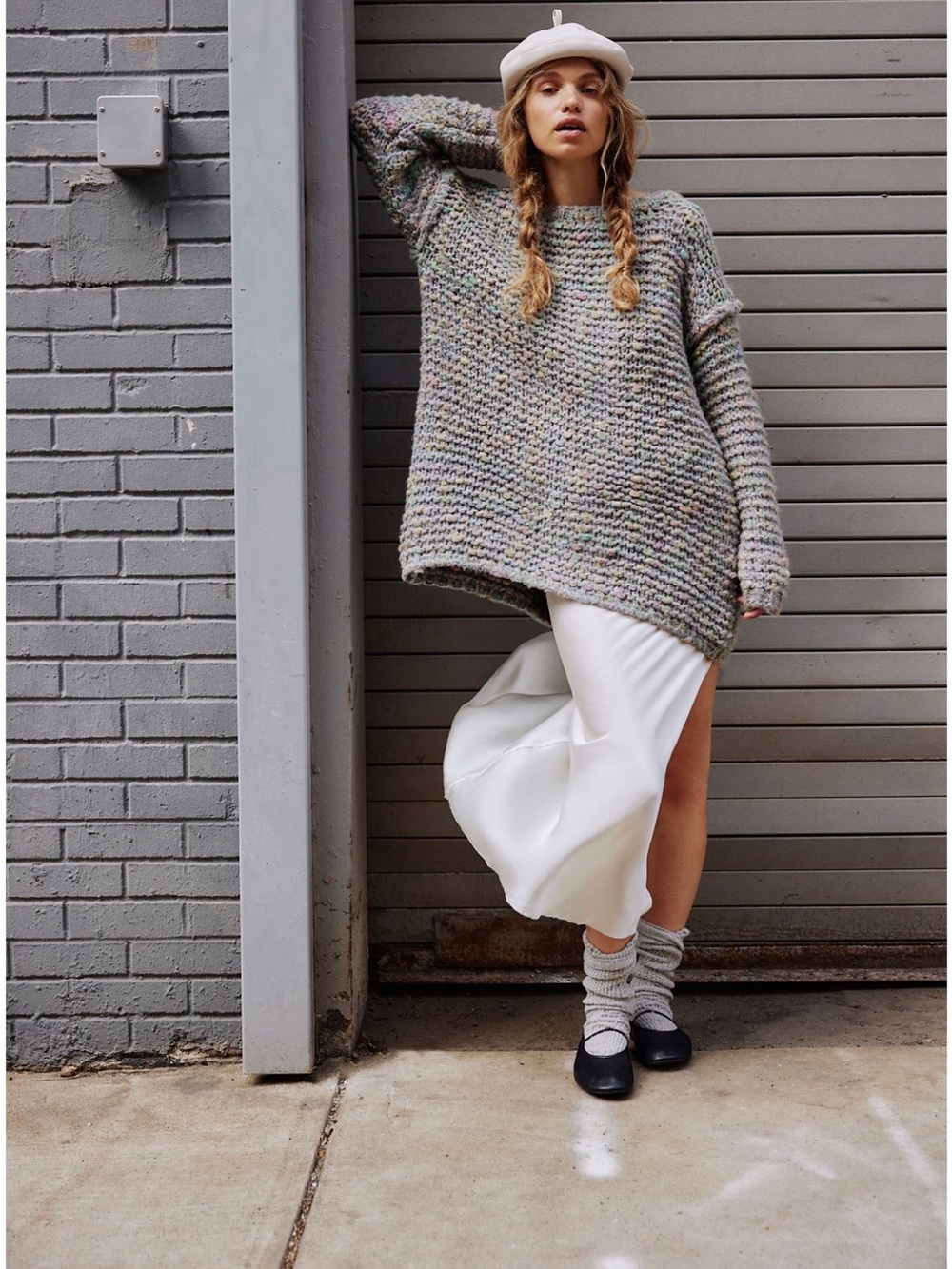 Free People Mia Pullover Sweater M